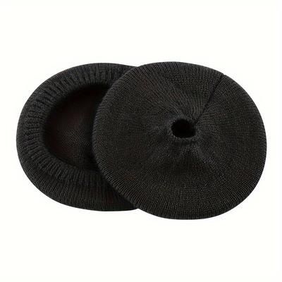 Earpads Sweater Cover Protectors With Stretchable Knit Fabric For Studio 3/2 Wireless/wired Qc35 25 15 Headphones And Other Headsets With 3-4 Inch Ear Cushions 1pairs
