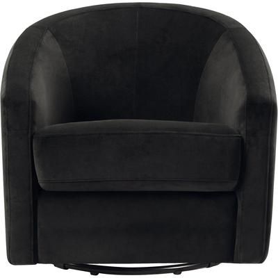 Babyletto Madison Swivel Glider - Black Velvet