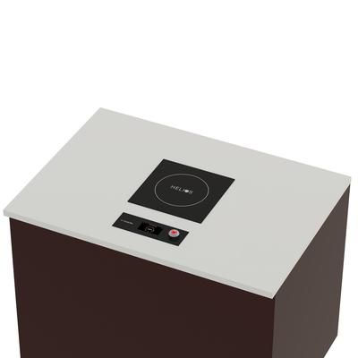 CookTek HTD-9500-SH35-1 Drop-In Commercial Induction Cooktop w/ 1 Burner, 240v/1ph, Stainless Steel