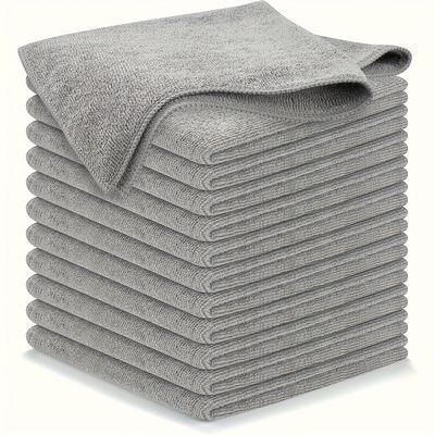 TEMU Microfiber Car Towel Set Quick Dry Absorbent