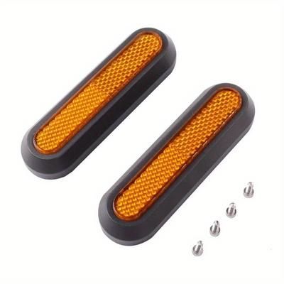 TEMU 2pcs/4pcs Electric Scooter Front Rear Wheel Reflective Cover, Accessories For Mi/xiaomi M365/pro 2/1s