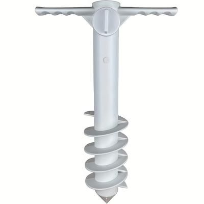 TEMU Beach Umbrella Anchor Heavy Duty Outdoor Umbrella Base, 5 Spiral Screws, Suitable For Umbrellas, Safe Umbrella Stand Very Suitable For Strong