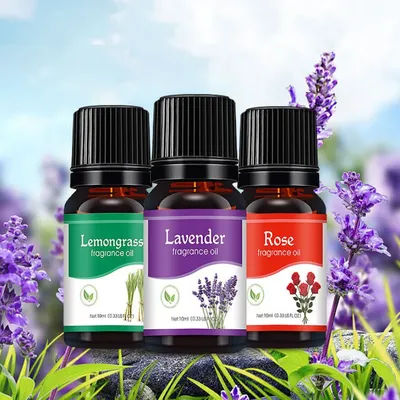 Aromatherapy Essential Oils Water Soluble Oil Diffuser Aromatherapy - Rose, Lavender,Lemon, Peppermint, Lemongrass, sandalwood,