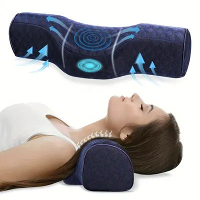 Orthopedic Neck Pillow: Superior Cervical Support Soft Memory Foam, Breathable Washable, Ideal for Every Sleeper