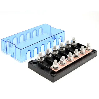 Bolt-Down Studs 6Way Fuse Box 48V 100A ANM MEGA Inline Fuse Holder