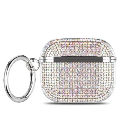 Beautiful Rhinestone Bling Hard Plastic Cover Case Fr AirPods 2/3/Pro 1 2 Hook