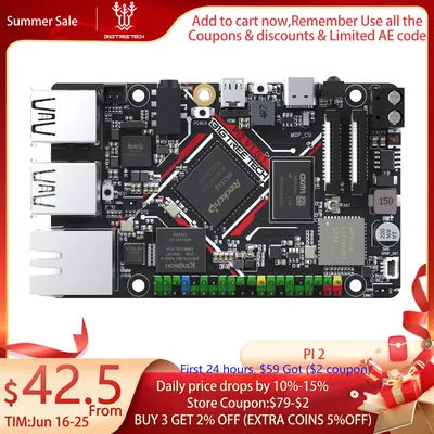 BIGTREETECH BTT PI 2 RK3566 Quad-core RAM 2GB ROM 32GB 2.4G WiFi 40Pin GPIO VS Raspberry PI For Klipper 3D Printer Parts DIY