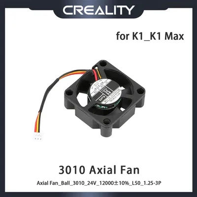 CREALITY for K1_K1 Max 3010 Axial Fan DC24V 0.1A Brand New Original Parts