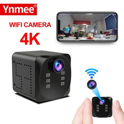 4K Mini WiFi Camera Smart Wireless Camcorder HD Small Cam Motion Detection Vlog Espia Night Vision Video IP Webcamera 1080P