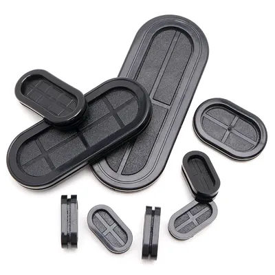 Rubber Long Waist Type Protective Coil Protective Cap Snap in Grommet Pad Seal O-ring Protective Ring Sealing Cap Hole Plug