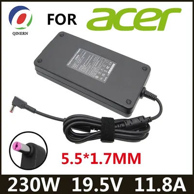 19.5V 11.8A 5.5*1.7MM 230W Laptop AC Adapter Charger For Acer N17C1 N1812 N18W3 N20C1 NITRO 5 AN517-41 PREDATOR ADP-230CB B