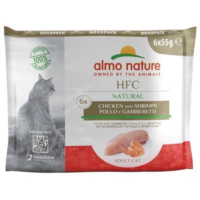 24x55g Chicken & Shrimp HFC Natural Pouches Almo Nature Wet Cat Food