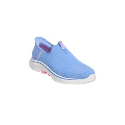 Women's The Slip-Ins™ Hands Free Go Walk 7 - City Lights Sneaker by Skechers in Blue Medium (Size 7 1/2 M)
