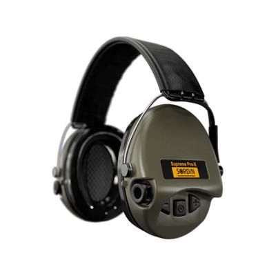 Sordin Supreme PRO-X Headband Headset Foam Leather Headband Green Cups 500418