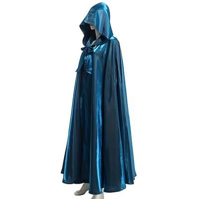 Retrò Vintage Punk Gotico Medievale Mantello con Cappuccio Scialli Ranger Elfico Costume Per uomo Per donna Halloween Carnevale Mascherata Festa / Sera Adulti Mantello