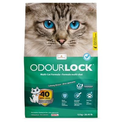 2x12kg Calming Breeze ODOURLOCK Intersand Clay Clumping Cat Litter