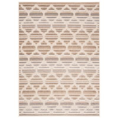 Tappeto interni esterni 3d crema gris marrone chiaro 200x300cm