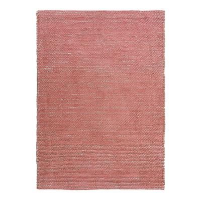 Tappeto artigianale in juta e ciniglia cotone terracotta 160x230