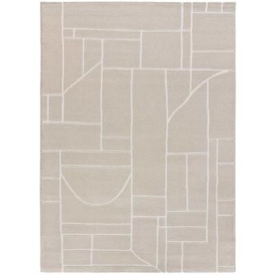 Tappeto astratto crema 200x300 cm