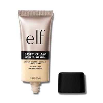 e.l.f. Cosmetics Soft Glam Satin Foundation In 15 Fair Warm - Vegan and Cruelty-Free Makeup