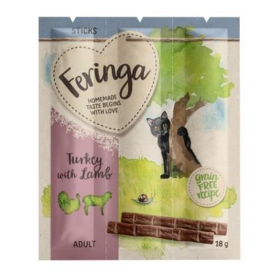 3x6g Turkey & Lamb Sticks Feringa Cat Treats