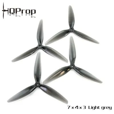 2 paia HQprop HQ 7 x4x3 7040 elica 7*4 3 pale Prop CW e CCW per RC FPV Freestyle 7 pollici droni a