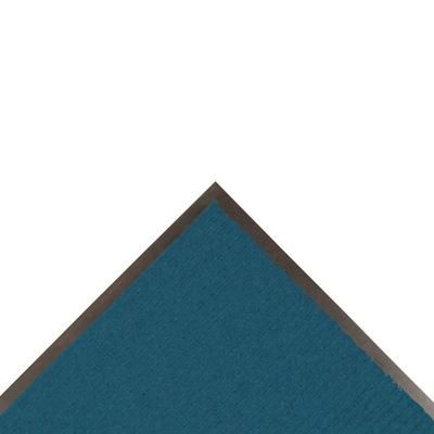NoTrax 109S0046BU Brush Step Entrance Scraper Floor Mat, 4' x 6', 3/8" Thick, Slate Blue