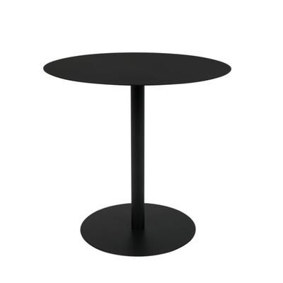 Tavolino in acciaio nero