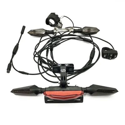 EBIKE Waterproof Cable 36V 48V 52V 60V 72V Light Kit Front Rear Flashing Dynamic Turn Signals