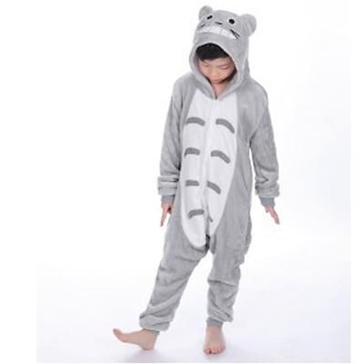 Costume da band di animali Pigiama Kigurumi Costume di fantasia Costume tutina Fantasia animale Gatto Totoro Caldo Comodo Bambini Unisex Ragazzi e Ragazze Natale Halloween Carnevale Feste Performance