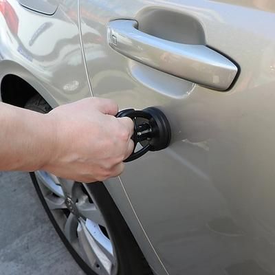 estrattore di ammaccature a ventosa 2 pezzi strumenti per la riparazione di ammaccature auto, estrattore di ammaccature di piccole dimensioni, vetro, schermo, piastrelle e oggetti in movimento - estrattore di ammaccature a ventosa - potente...
