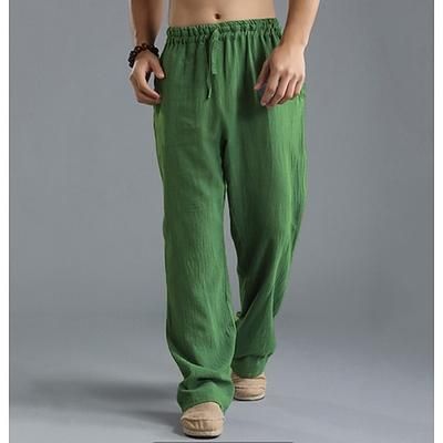 Medievale Rinascimento Pantaloni da pirata Pirata Vichingo Tinta unica Costume Per uomo Vichingo Costumi da pirata Halloween Carnevale Vacanza Festa / Sera LARP Adulti Pantaloni Primavera Estate