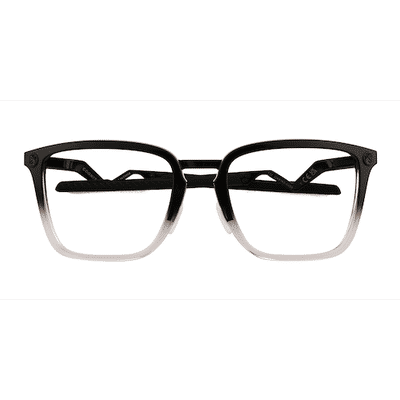 Unisex s square Black Clear Metal Prescription eyeglasses - Eyebuydirect s Oakley Cognitive
