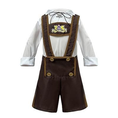 Oktoberfest Vestito Dirndl Lederhosen Bavarese Cameriera Tedesco Monaco di Baviera Prati Ragazzi Ragazze Panno in stile tradizionale