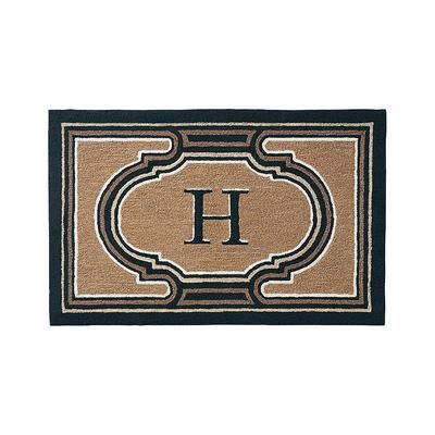 Bowery Monogram Door Mat - A - Frontgate