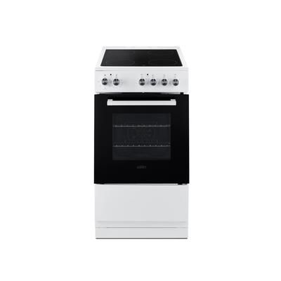 Summit REXT20W 20"W Electric Stove w/ 4 Burners - White, 240v/1ph