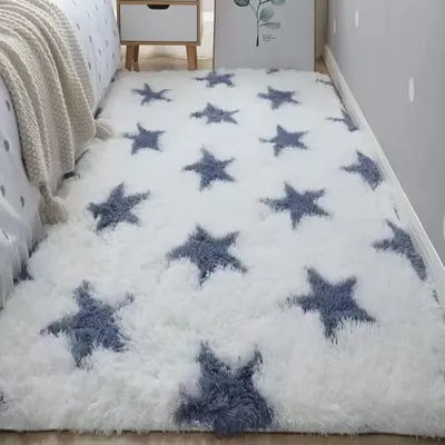 Bedroom Carpet Bedside Rugs Sofa Cushion For Children's Room Cute Girls Floor Soft Mat Living Room Decoration