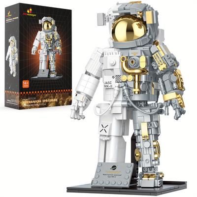 TEMU Space Astronaut Building Sets For Adults 70109, Space Brick Gifts, Flexible Astronaut Building Blocks Model With Display Stand, Christmas Birthday Gifts