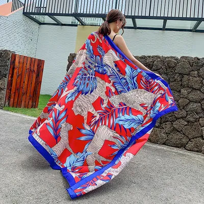 Grande robe de plage pour femme, 140x180cm, célébrité avec les mêmes couvertures, bikini, maillot de bain, protection contre les coups de soleil, Industries ong, écharpe ronde