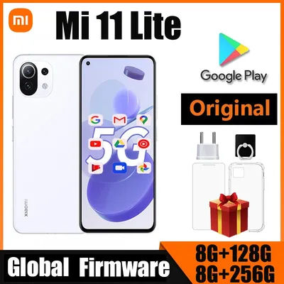 Xiaomi 11 Lite 5G smartphone Qualcomm Snapdragon780G 6.55inchs 64MP 2400x1080 Android used phone