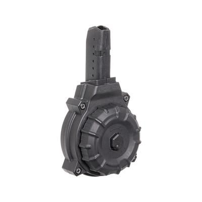 ProMag Rifle Magazine AR-15 9mm Luger Glock Style 50 Round Black 1 Pack DuPont Zytel Polymer DRMA12-50RD