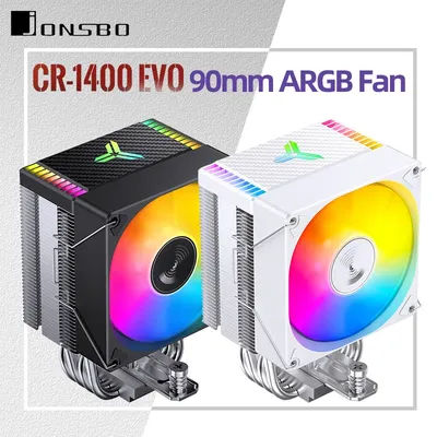 JONSBO CR1400 EVO CPU Cooler 4 Heat Pipe ARGB PWM Processador Tower Air Cooling Fan Radiator for LGA1700 115X AM4 AM5 Heatsink