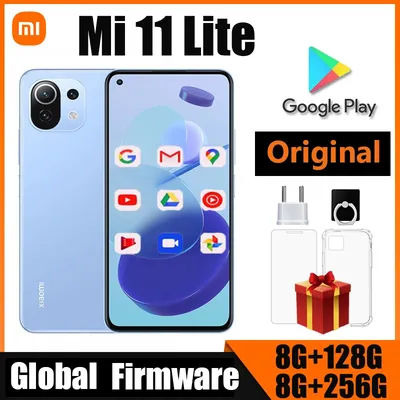 Xiaomi mi 11 Lite smartphone Cell Phones 5G AMOLED Snapdragon 780G 64MP Full Screen 90HZ used phone