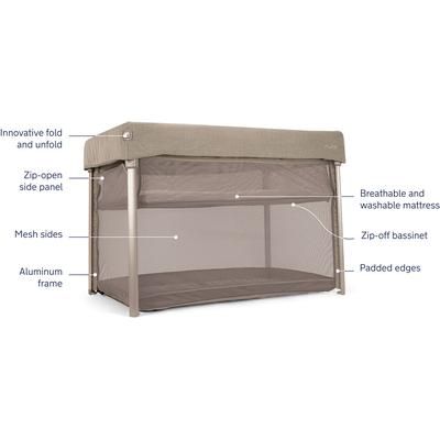 Nuna PAAL Travel Cot + Playard - Cedar