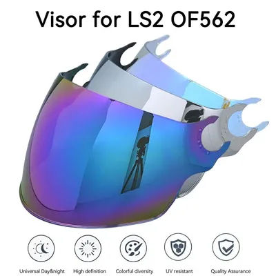 Visiera per casco LS2 OF562 of562 Sostituisci occhiali da sole Lenti extra per caschi Ls2 OF562 OF 562 Flusso d'aria