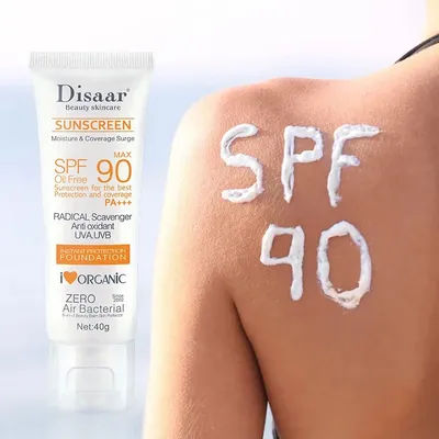 Disaar Facial Sunscreen Cream SPF 90 Body Protector Solar Lotion Original Facial Body Moisturizing UV Protection Sun Sunblock