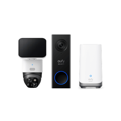 SoloCam S340 + Video Doorbell E340 + HomeBase S380