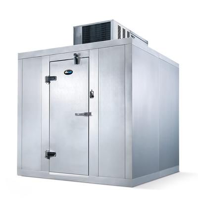 Amerikooler QF101077**FBSM-O 10' x 10' Outdoor Walk-In Freezer w/ Top-Mounted Compressor - Floor, 208/230 V