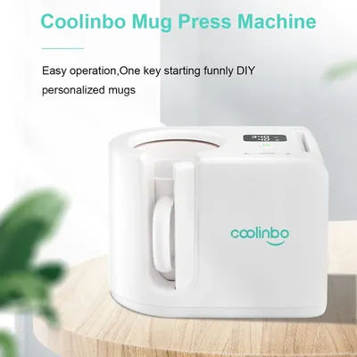 coolinbo Tumbler Heat Press Machine for 11oz Cups Support 8.2cm/3.2in Diameter Adjustable 0-400 ℉