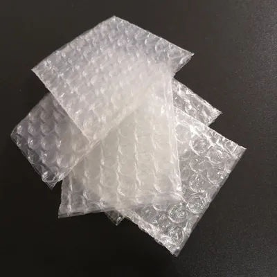 50pcs 100PCS 80*100mm Plastic Wrap Envelope white Bubble packing Bags PE clear bubble bag Shockproof bag double film bubble bag